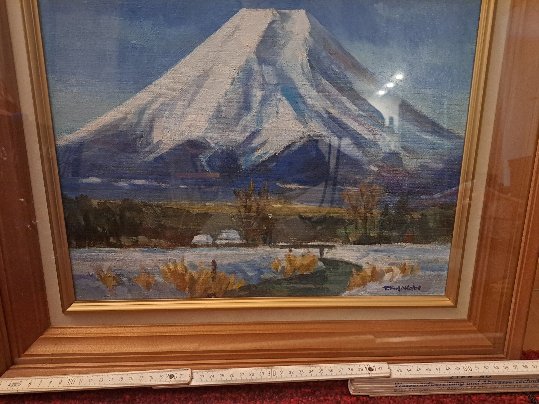 Dipinti: Gemälde mount FUJI japan – Usato da Rickenbach Sulz venduto da okaimonowoshimasu 3