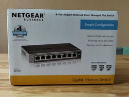 Netgear Switch managed 8-Port orginalverpackt