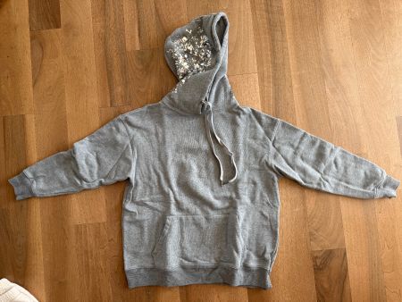 Pullover mit Kapuze Grau Damen Essentiel Antwerp