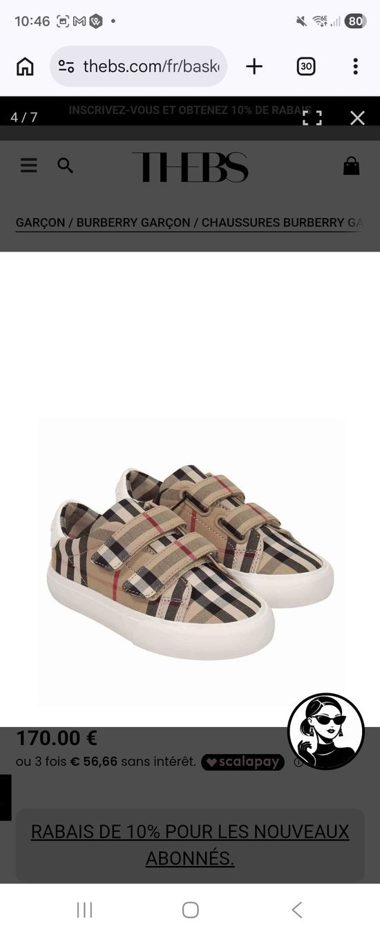 Burberry Scarpe da uomo: Burberry kids – Usato da Le Landeron venduto da Plushka 7