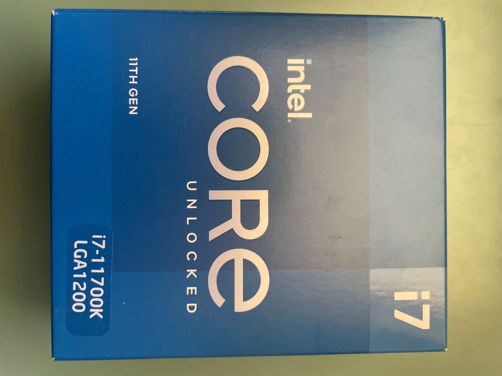Intel Core 11TH gen I7-11700K, LGA1200 (Neu (gemäss Beschreibung)) in ...