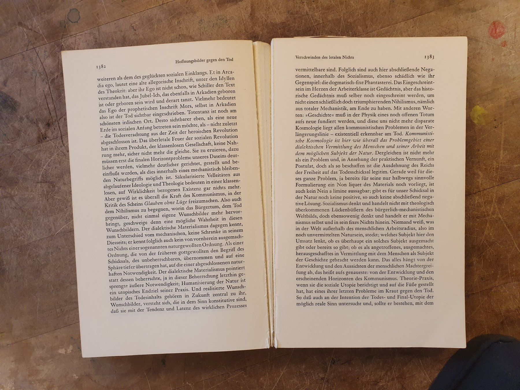 Libri: Das Prinzip Hoffnung Band 3 - Ernst Bloch - Suhrkamp – Usato da Zürich venduto da loosebone 7