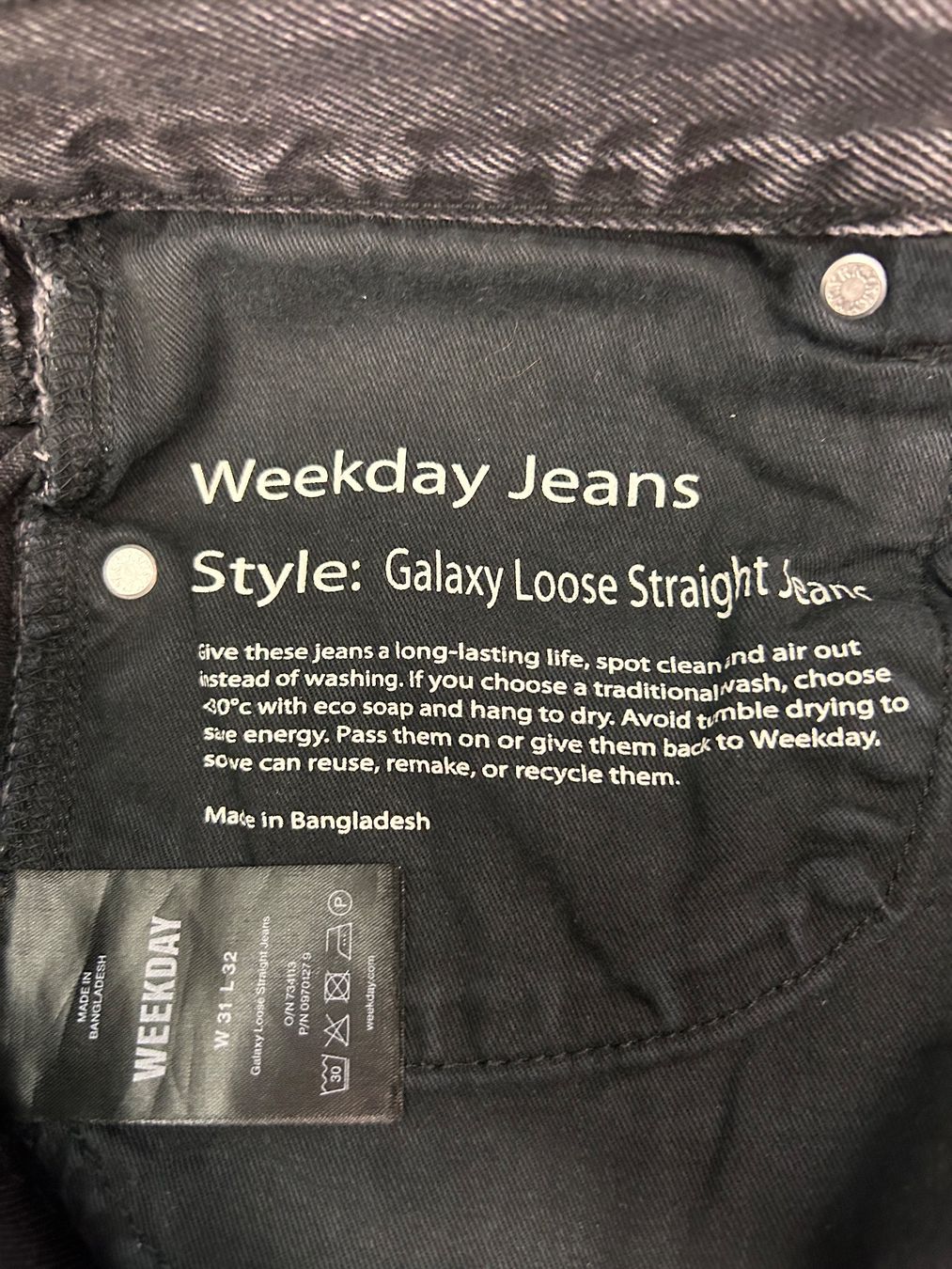 Weekday Jeans: Weekday Jeans Herren Gr.31/32 – Usato da Birsfelden venduto da Pearl10 3