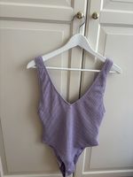 ZARA Purple Swimsuit Size L NP: 49.-