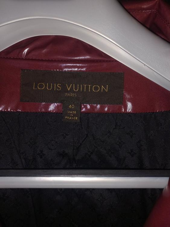 LOUIS VUITTON Damen Jacke/Mantel aus Leder in Rot