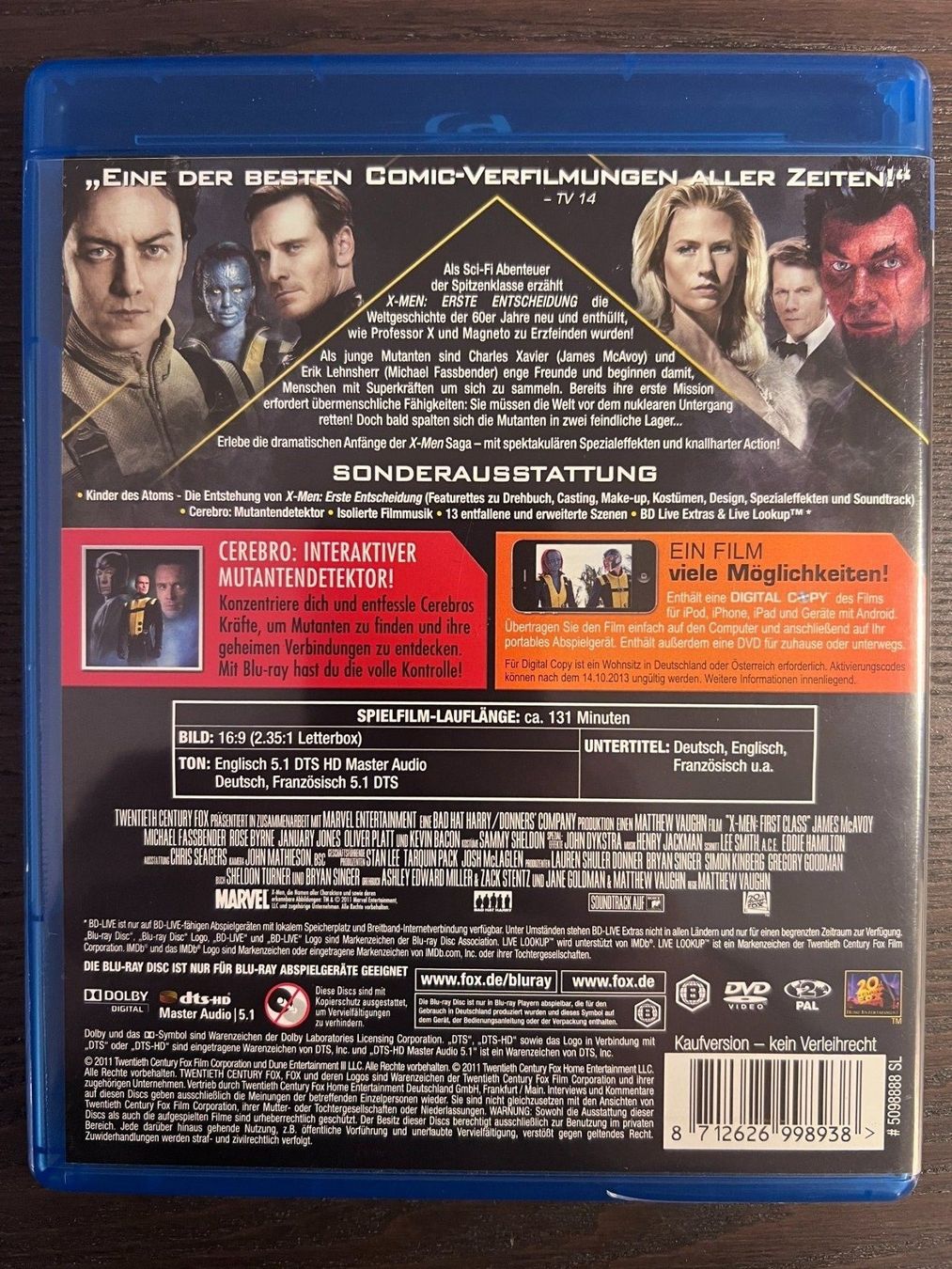 Tutti i DVDs: X Men - Erste Entscheidung – Usato da Zürich venduto da Blu-ray_ZH 1