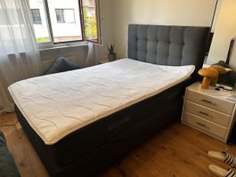 Boxspringbett mit Matratze 140x200cm 
