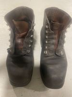Schuhe, (11) Ammann Skischuhe von ca. 1965
