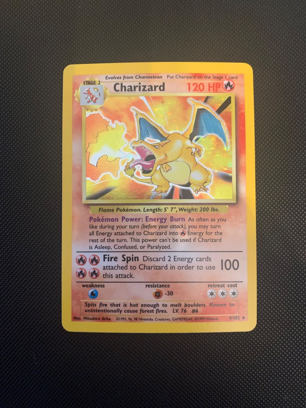 Pokémon Cartes à collectionner: Pokemon card Charizard 4 holo base set – Neuf (Voir description) à Thônex par deh_7682
