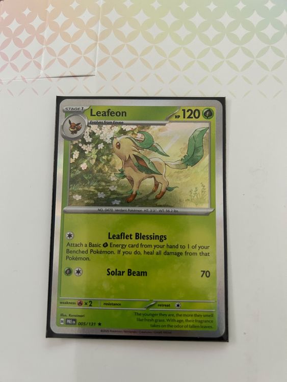 Pokémon Leafeon 005/131 Karte Top Zustand! (Gebraucht) in Kirchdorf AG ...
