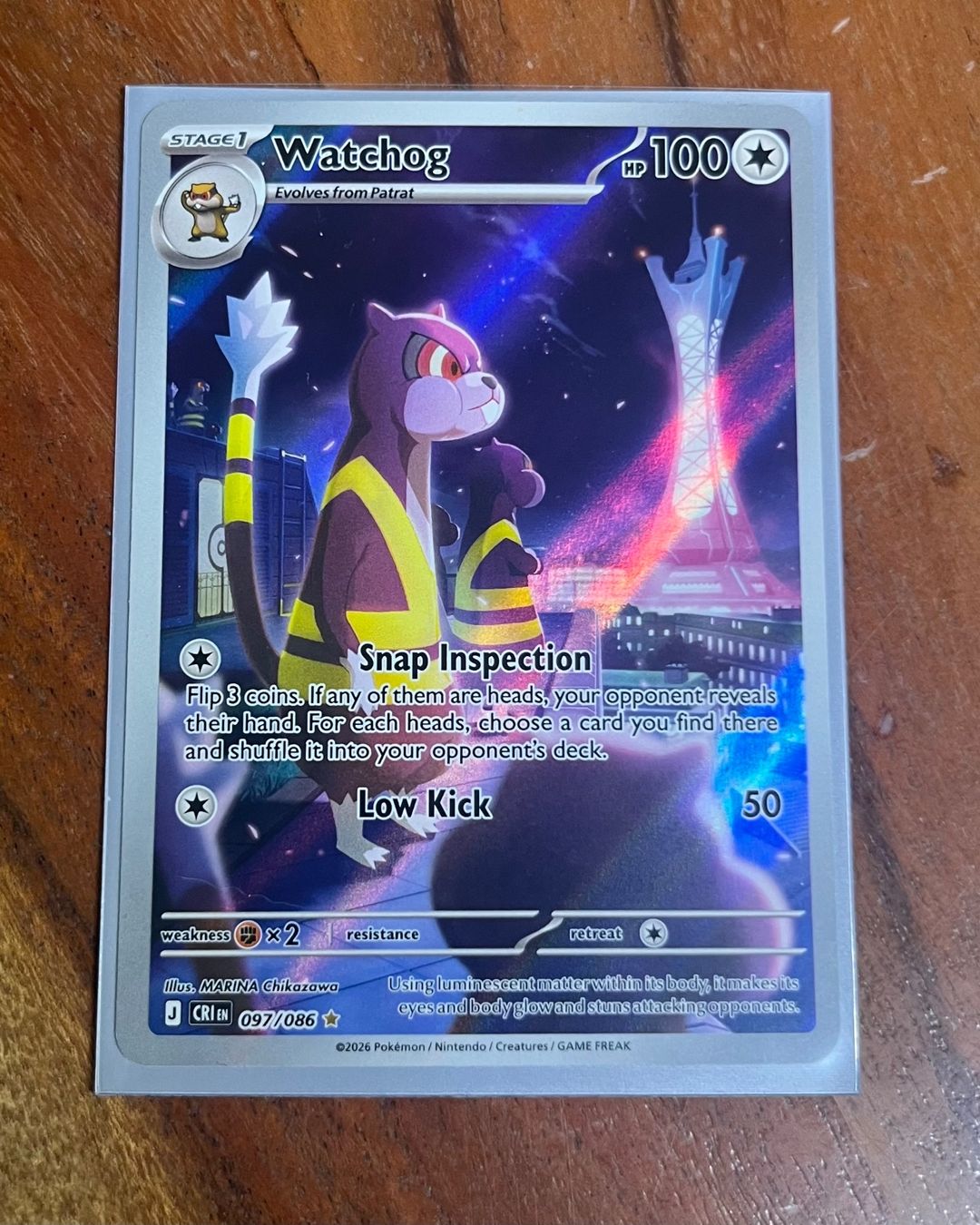Pokémon Cartes à collectionner: Pokemon Watchog AR (Eng) – Neuf (Voir description) à Winterthur par saloun