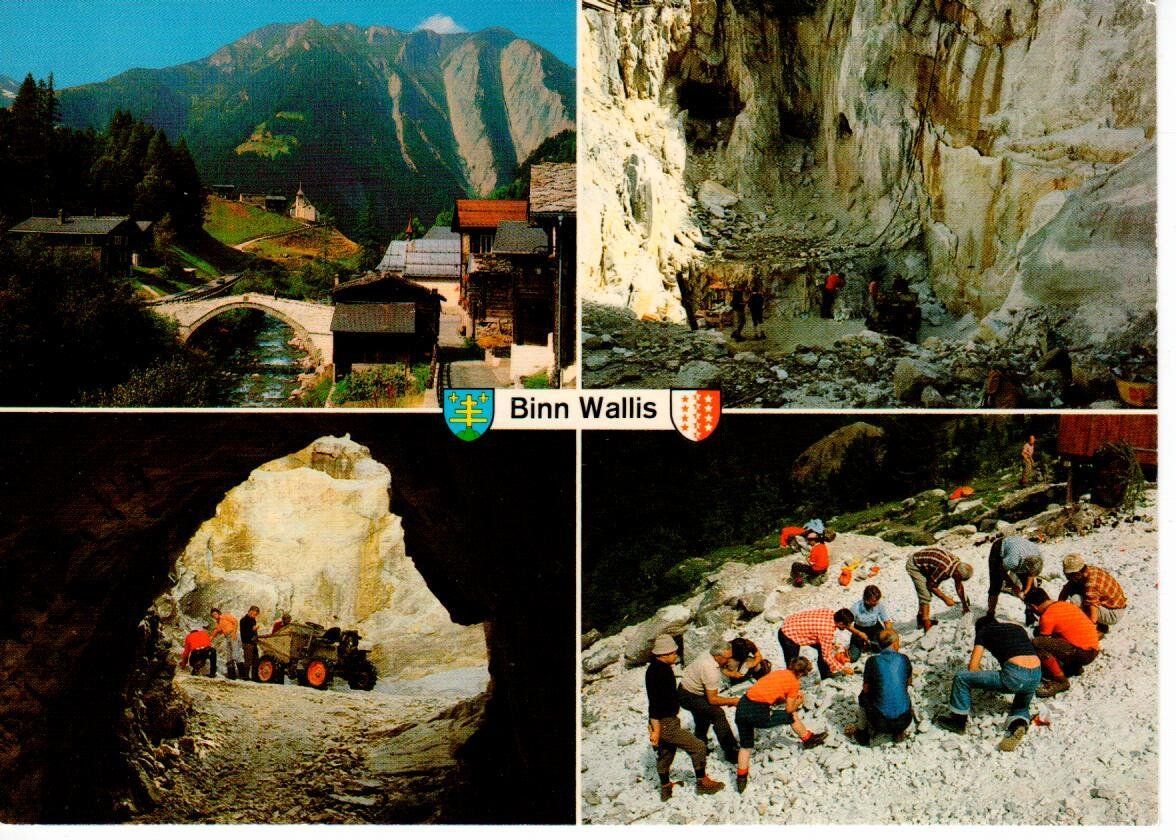 Ansichtskarten: Binn - Wallis – Gebraucht aus Wolhusen von Curver9
