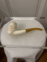 Pipe à tabac sculptée décor vigne bon état