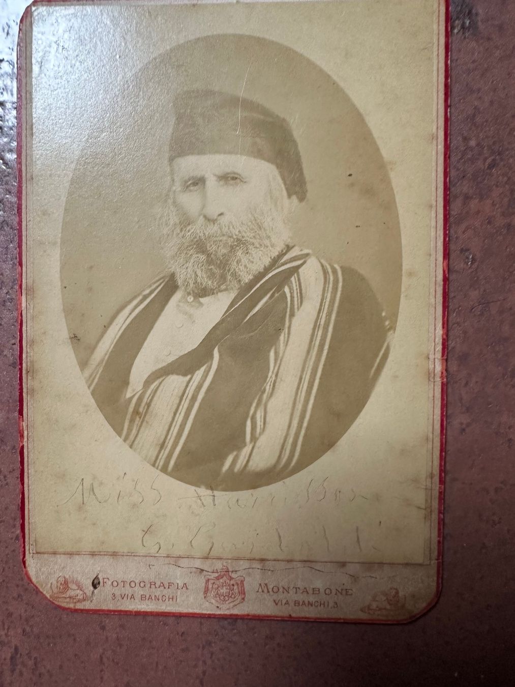 Autografi: Originalautogramm von Giuseppe Garibaldi – Usato da rafz venduto da Ttt0071