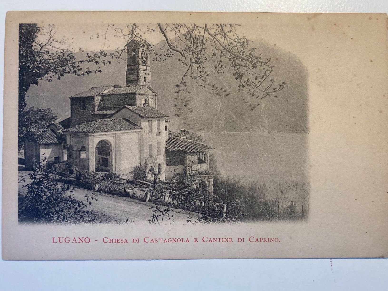 Cartoline postali: Chiesa di Castagnola - Lugano – Nuovo (secondo la descrizione) da Lumino venduto da Givo