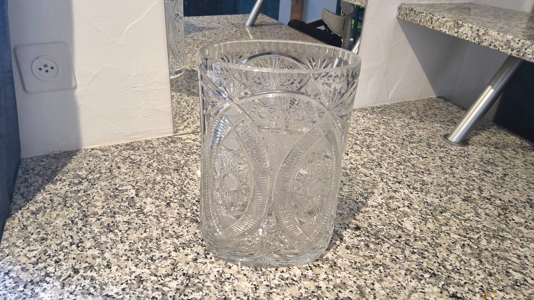 Vasi & Recipienti: Grosse Handgemachte echte Bleikristallvase – Usato da Steckborn venduto da JoBox 6