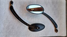 Motorrad Zubehör Rückspiegel Lightec schwarz