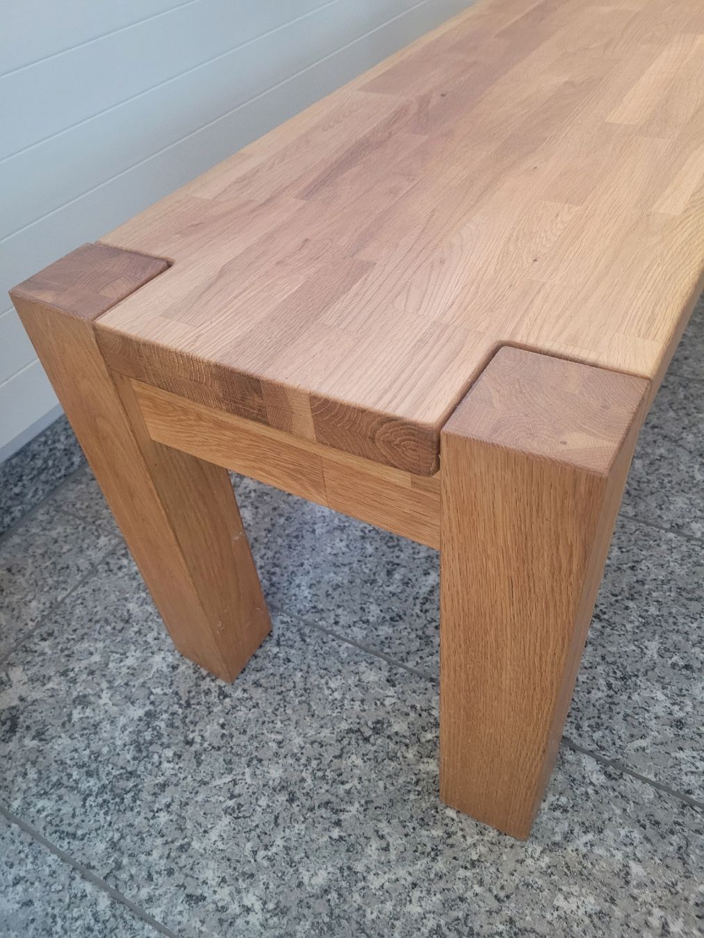 Panchine: Sitzbank Eiche Massivholz – Nuovo (secondo la descrizione) da Brunnen venduto da Sguapa 2