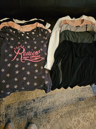4 Kurzarmshirts & 4 Langarmshirts