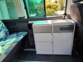 MaxxCamp Compact Küchenmodul, T5/T6 Beach,grau, Wasseranlage