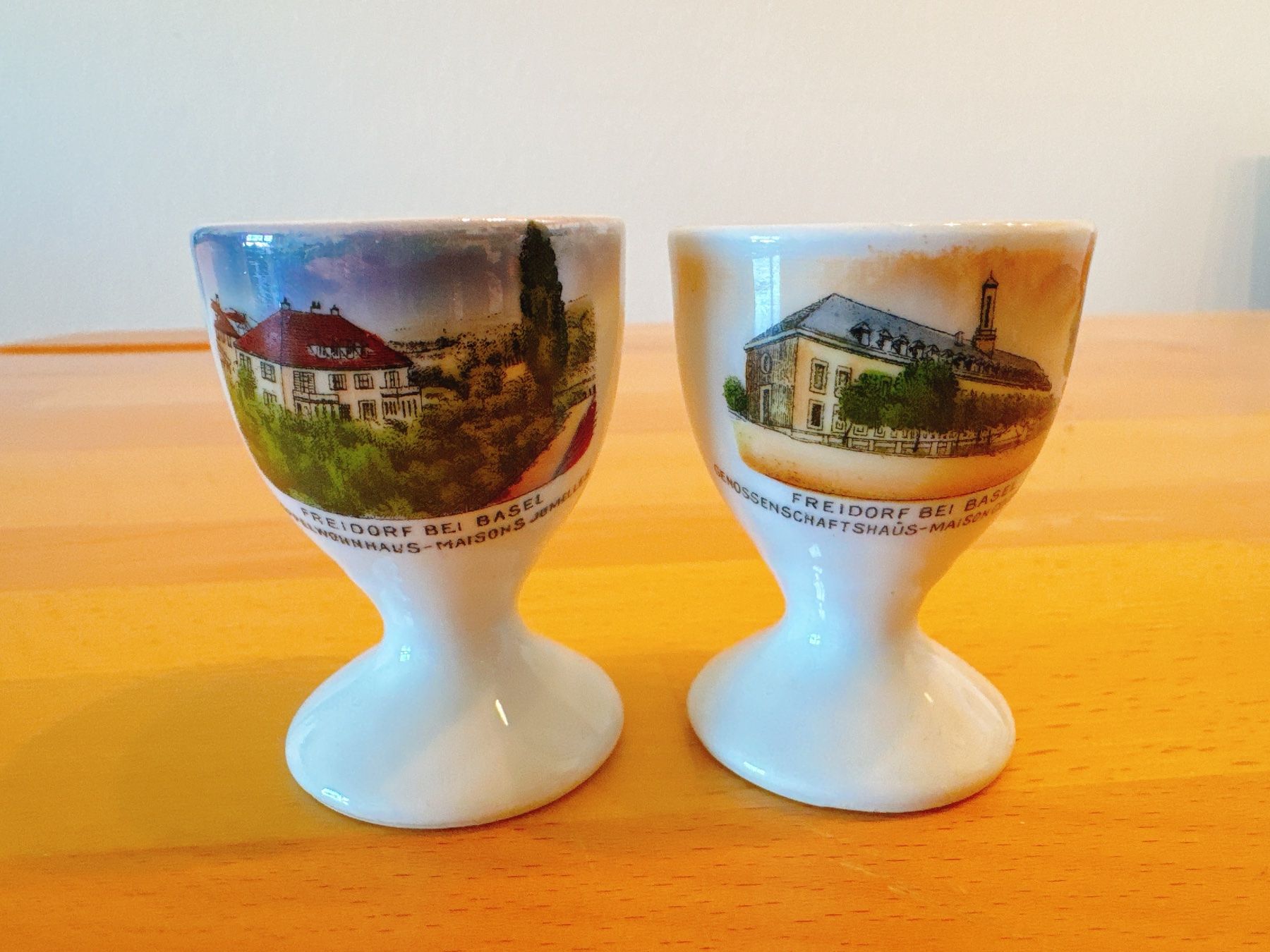 Altre Stoviglie: 2 vintage Eierbecher Freidorf, Muttenz – Usato da Muttenz venduto da denise06 1