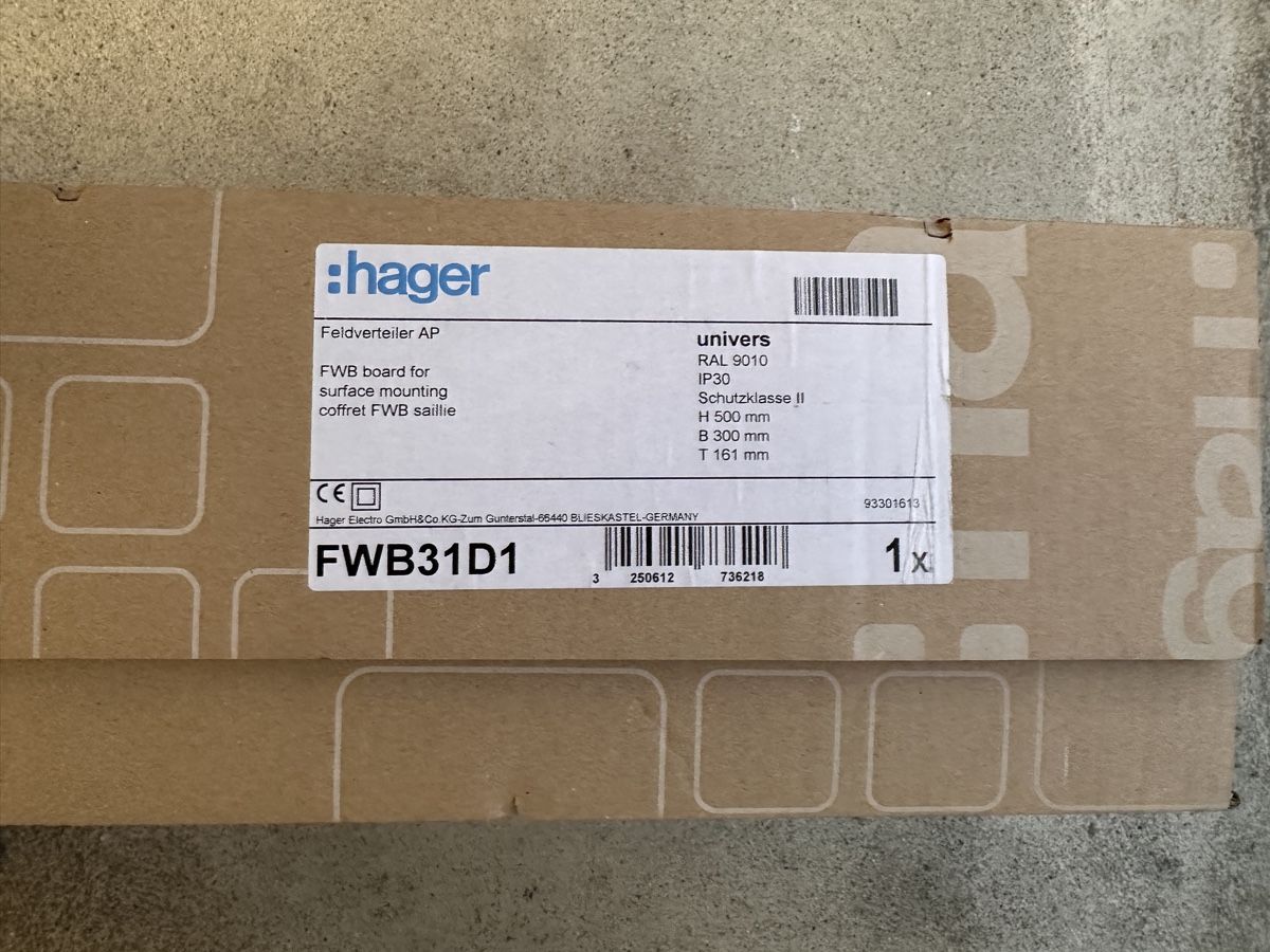 Hager Stromzufuhr: Hager AP Feldverteiler 3-reihig – Neu (gemäss Beschreibung) aus Oberdorf NW von dingdong87 1