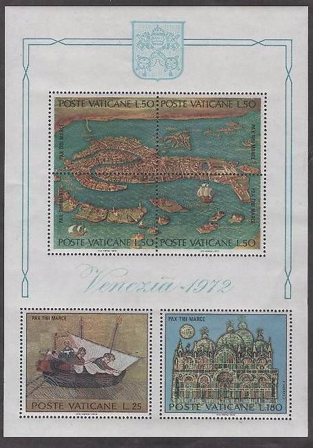 Tutti i francobolli: Briefmarke / Minisheet Vatikan-Stadt 1972 postfrisch – Nuovo (secondo la descrizione) da Neuhausen am Rheinfall venduto da michip