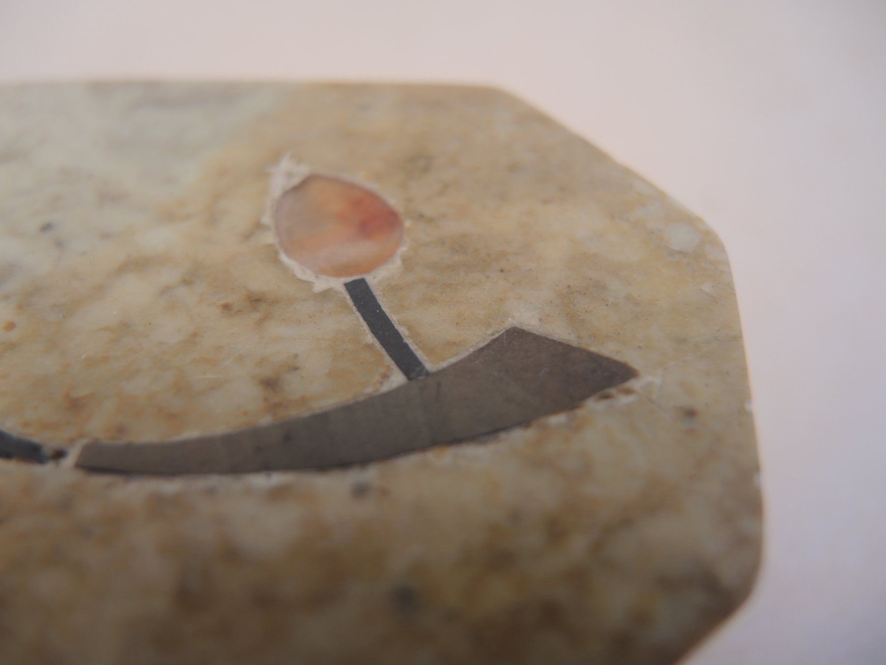 Cassapanche: Kleine Stein Schatulle Truhe Dose mit Einlegearbeit – Usato da Rorschach venduto da maeck8 7