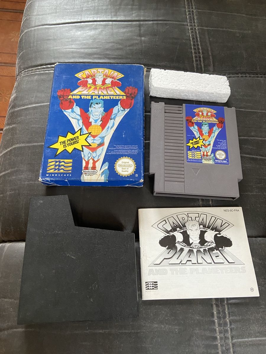Nintendo Giochi: Captain Planet & The Planeteers boite complet Nes – Usato da Lausanne venduto da sauvezretrogames