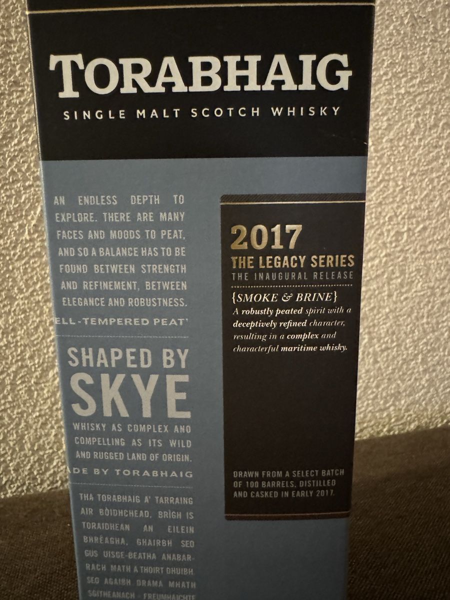 Bevande alcoliche: Torabhaig Legacy INAUGURAL RELEASE ERSTABFÜLLUNG – Nuovo e nell'imballaggio originale da Hergiswil NW venduto da wert721 1