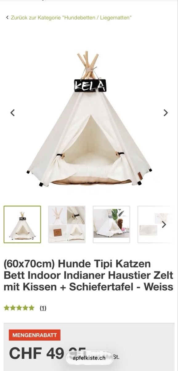 Autres lits & meubles pour enfants: Tipi Zelt – D'occasion à Dintikon par ile_sbq6 1