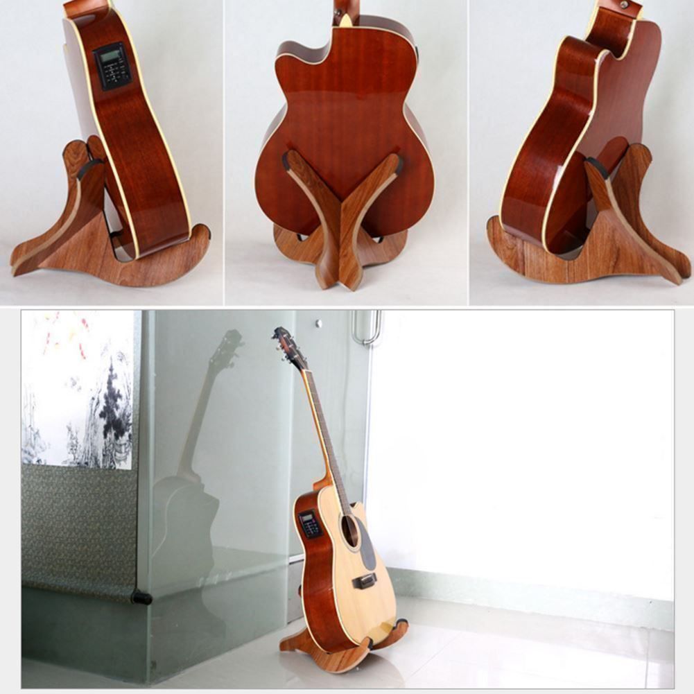 Supporti per strumenti musicali & leggii: Gitarrenhalterung Gitarrenständer Holz – Nuovo (secondo la descrizione) da Thun venduto da keller001 1