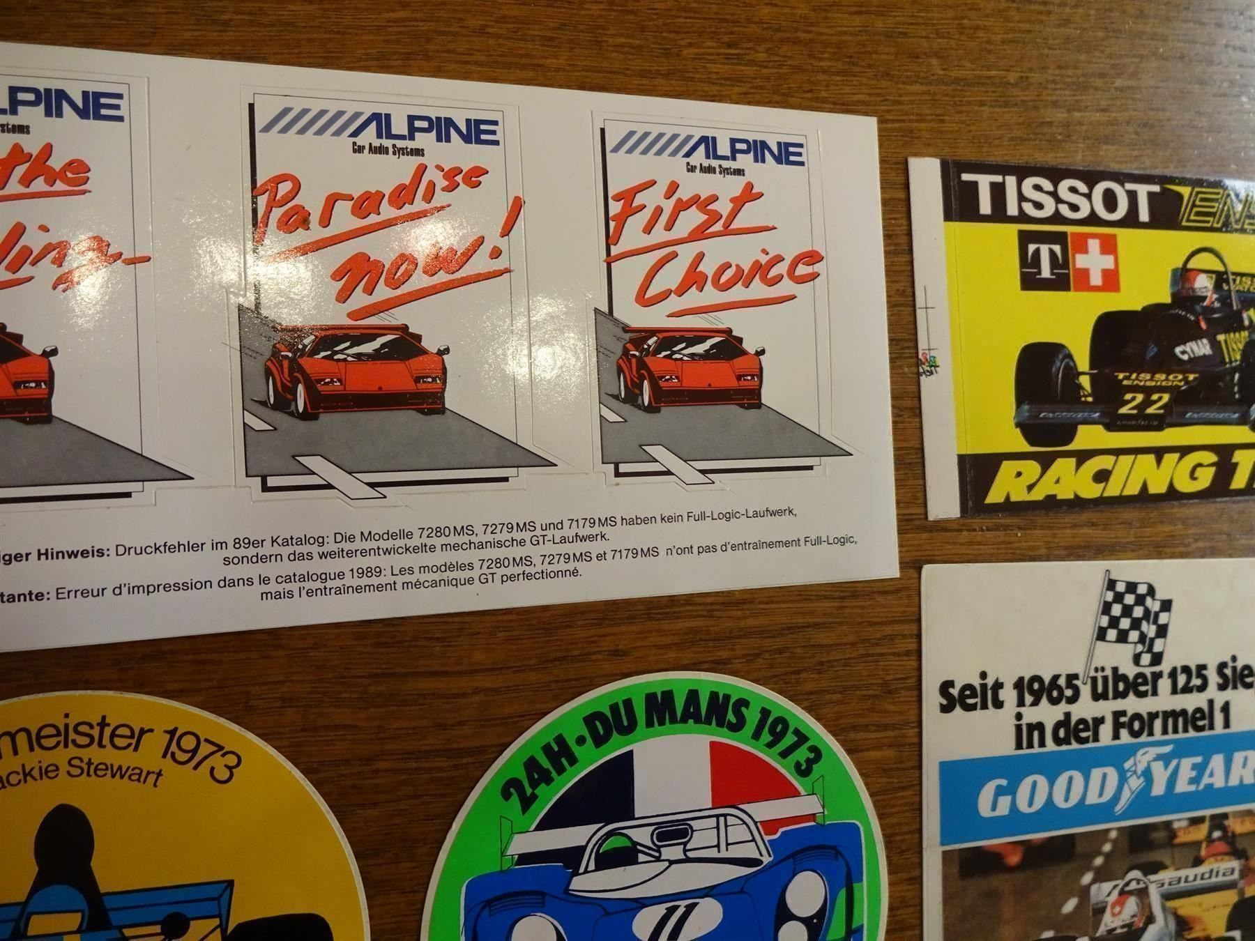 Autocollants: 70iger-90iger -Formel 1 etc. – D'occasion à Cham par mktreasure 3