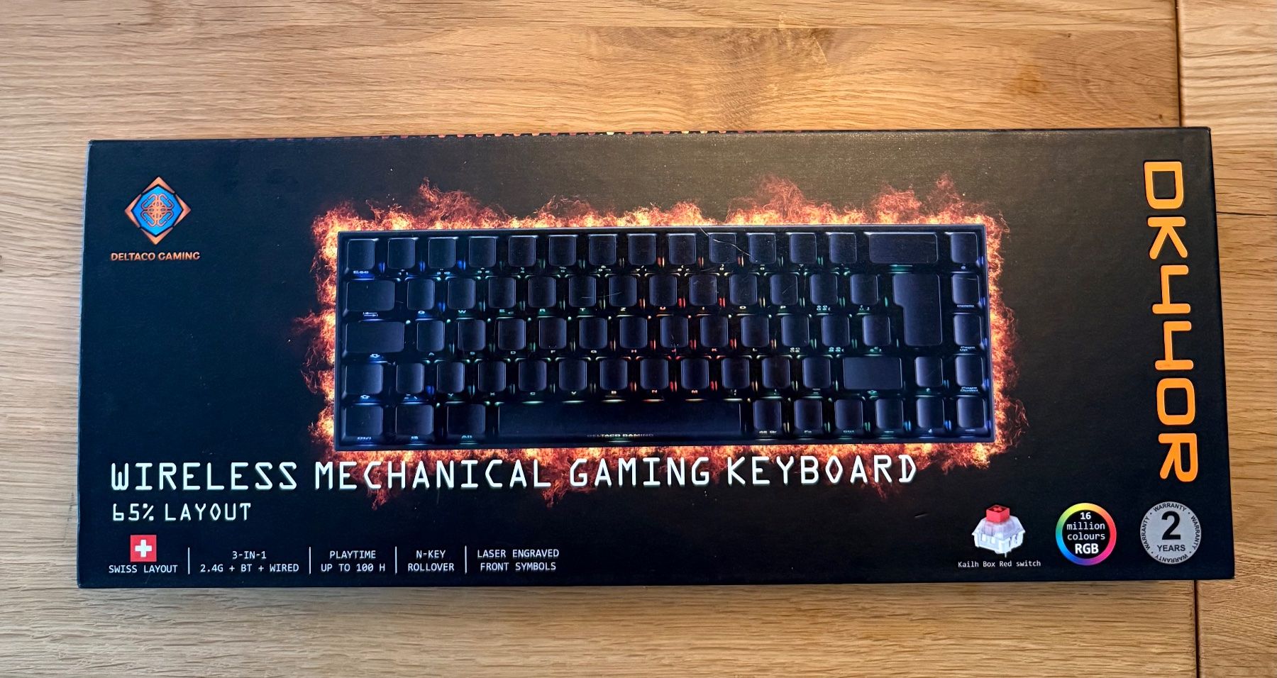 Tastiere: DELTACO GAMING - WIRELESS KEYBOARD - MODEL NR: GAM - 100 – Usato da Dietikon venduto da gab_qz7y