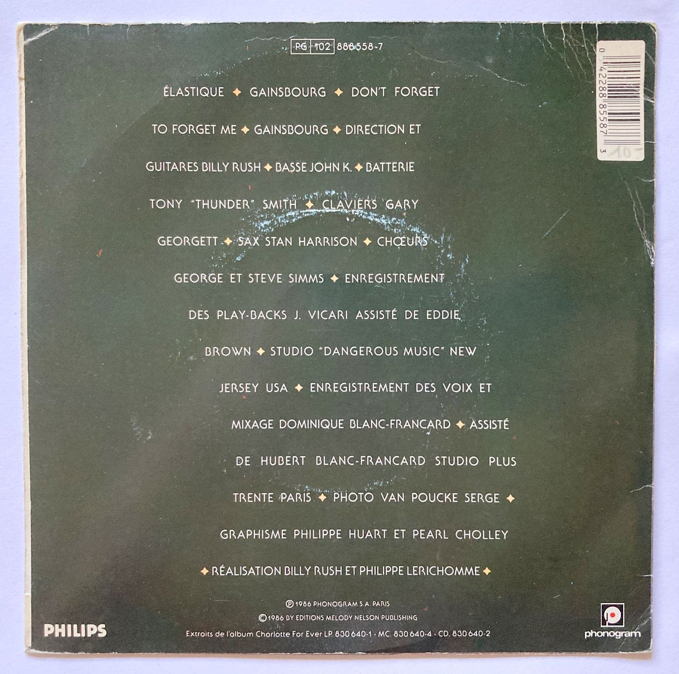 Schallplatten: CHARLOTTE GAINSBOURG - ELASTIQUE – Gebraucht aus Bottens von hotter-than-hell 1