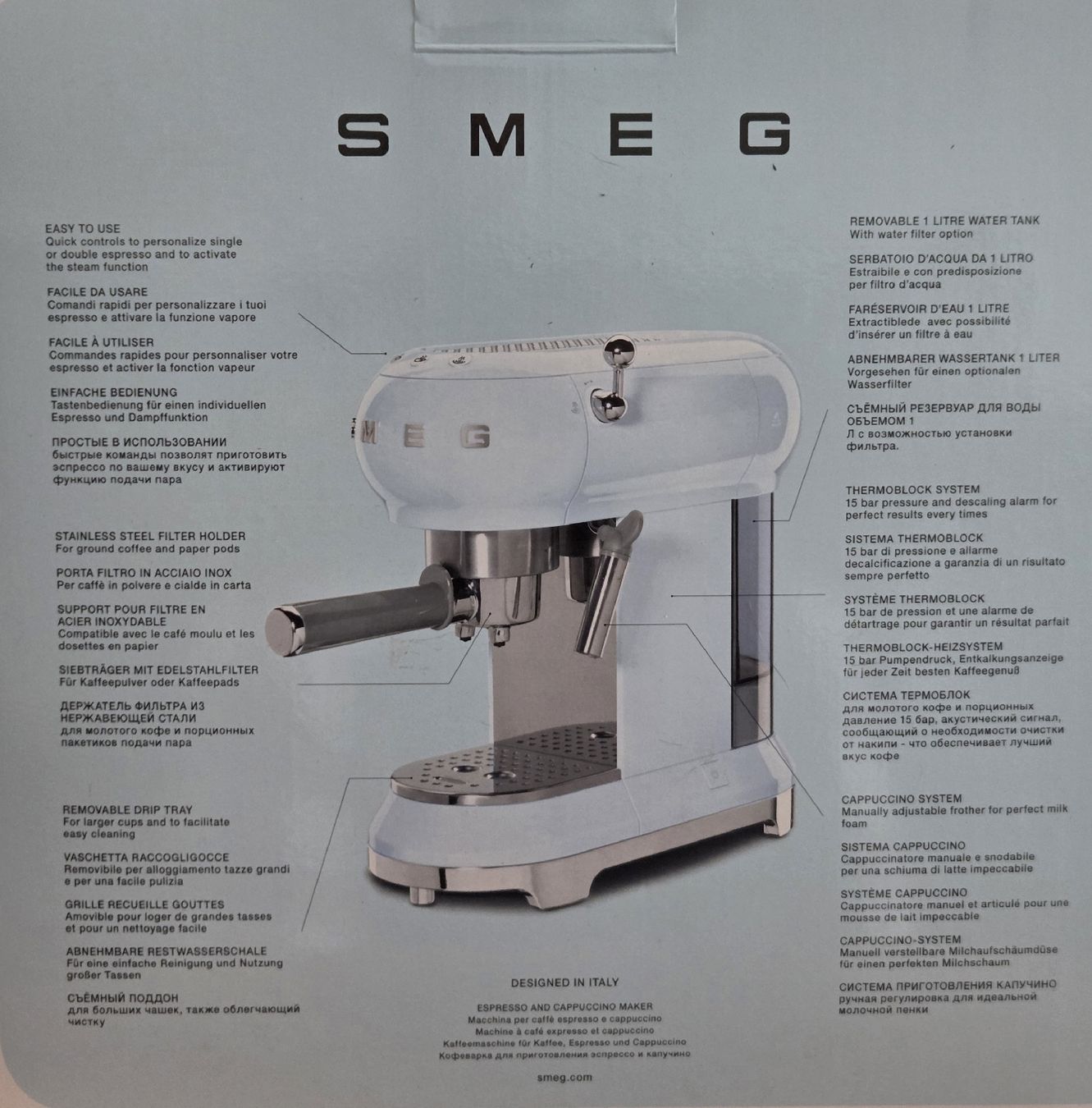 Smeg Macchine per caffè & Macchine per espresso: Schwarze Smeg Espressomaschine - Top Zustand! – Nuovo (secondo la descrizione) da Bülach venduto da DontPushTheButton 6