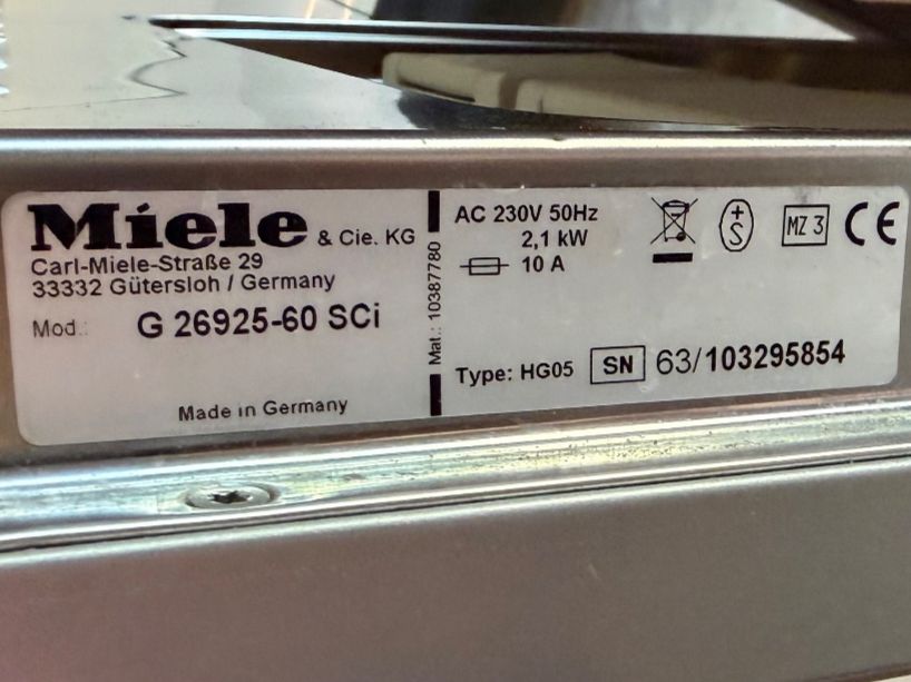 Miele Geschirrspüler: Miele G 26925-60 SCi – Gebraucht aus Hunzenschwil von kaphi01 3