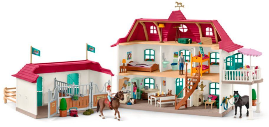 Schleich Großer Pferdehof mit Wohnhaus und Stall (42416) | Kaufen auf