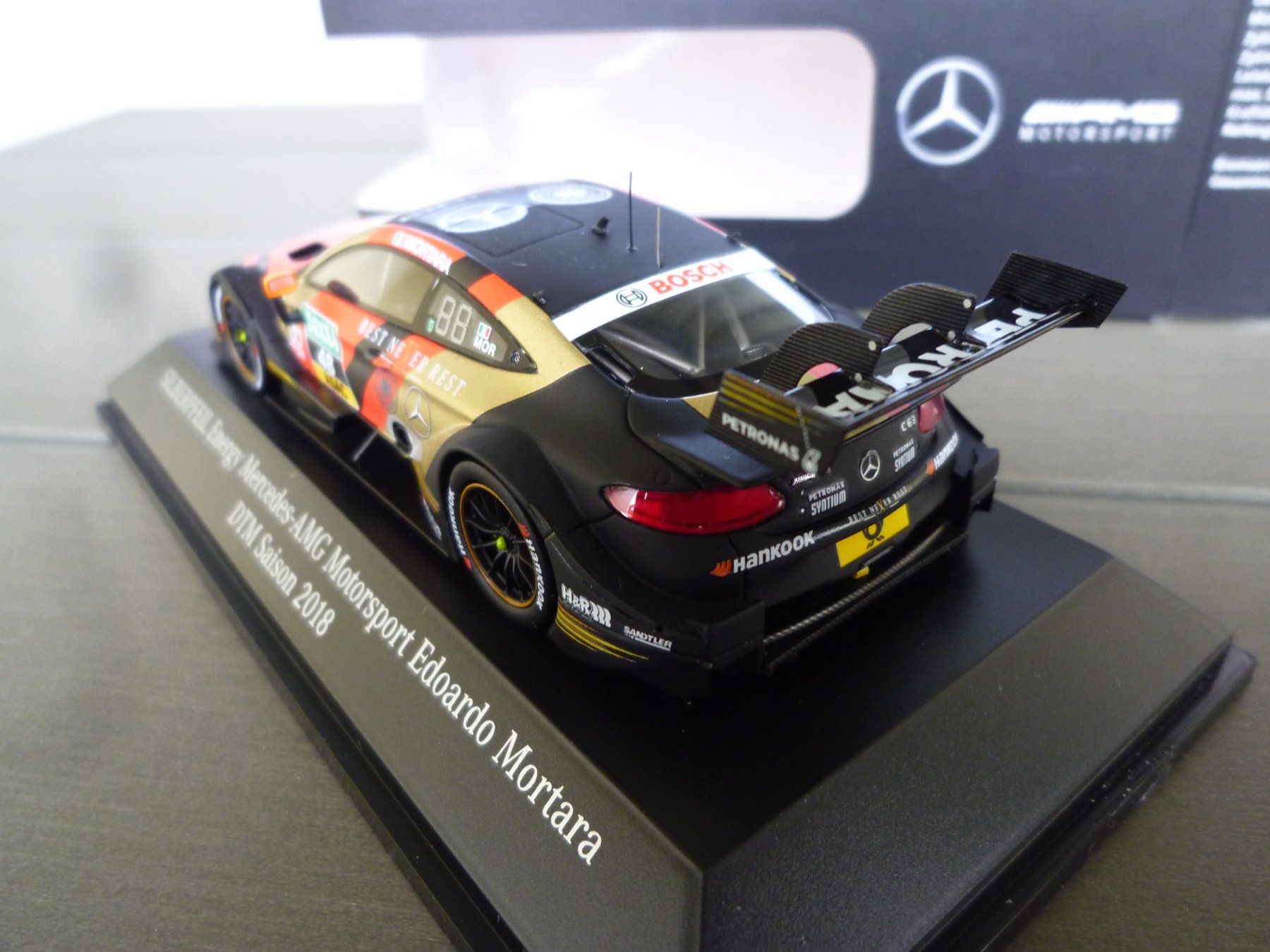 Mercedes-Benz Modellini d'auto: Mercedes AMG (DTM 2018) – Nuovo e nell'imballaggio originale da Flawil venduto da Imperiosud 2