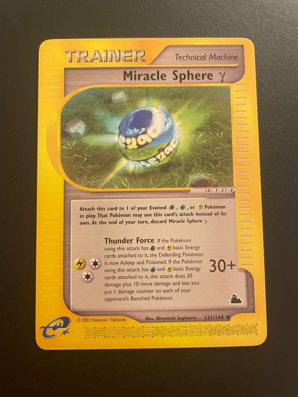 Pokémon Sammelbilder & Trading cards: Miracle Sphere Y 131/144 Skyridge – Gebraucht aus Zürich von pokemon_cards