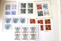 PORTUGAL SAMMLUNG 48 BLÖCKE BOGEN MINISHEETS KB **