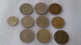 10 Stück Jugoslawien Geld Münzen