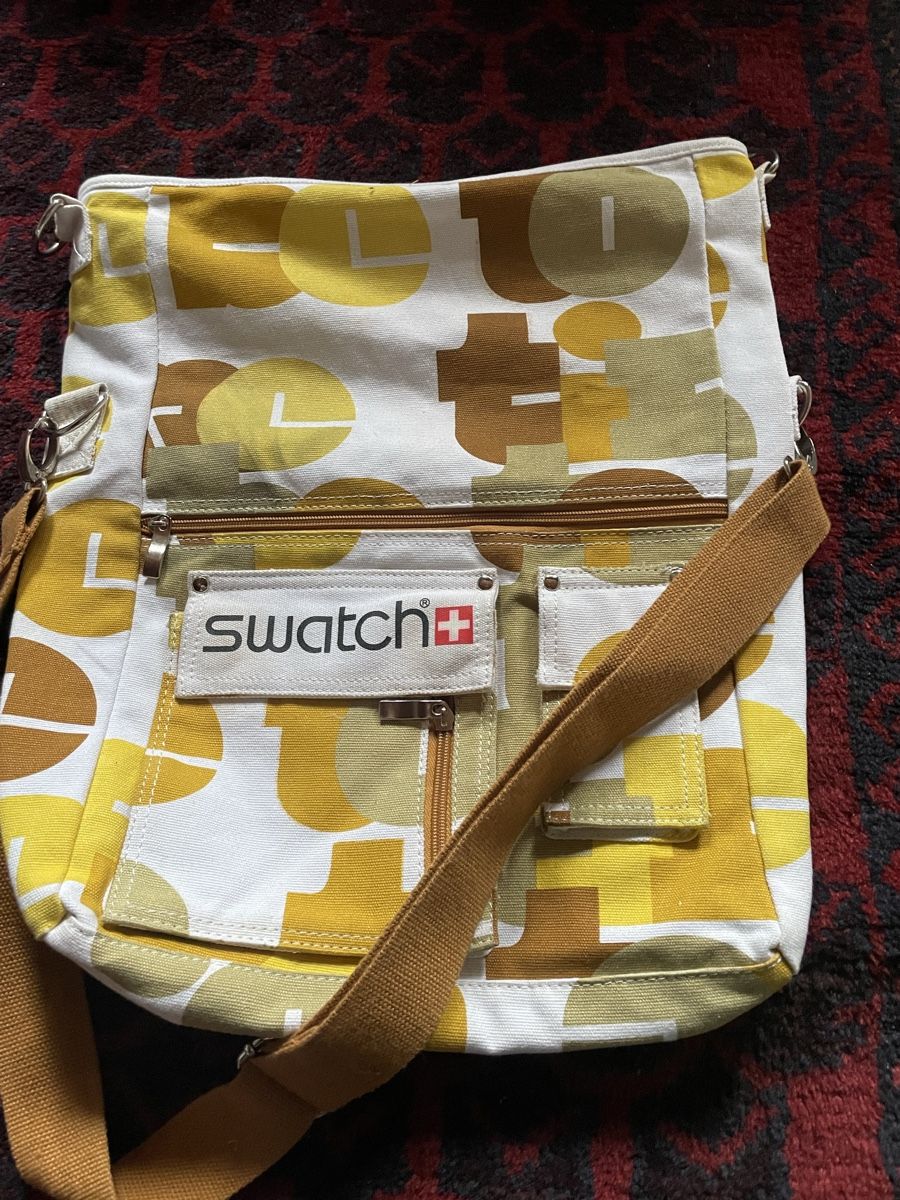 Borse: Retro Robuste Swatch Umhängetasche Gelb Canvas – Usato da Biel/Bienne venduto da mary.sin 2