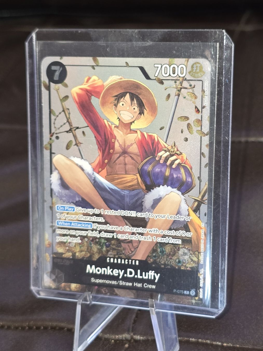 Bandai Carte collezionabili: Monkey.D.Luffy - One Piece P-075 – Nuovo e nell'imballaggio originale da Bronschhofen venduto da dvnb