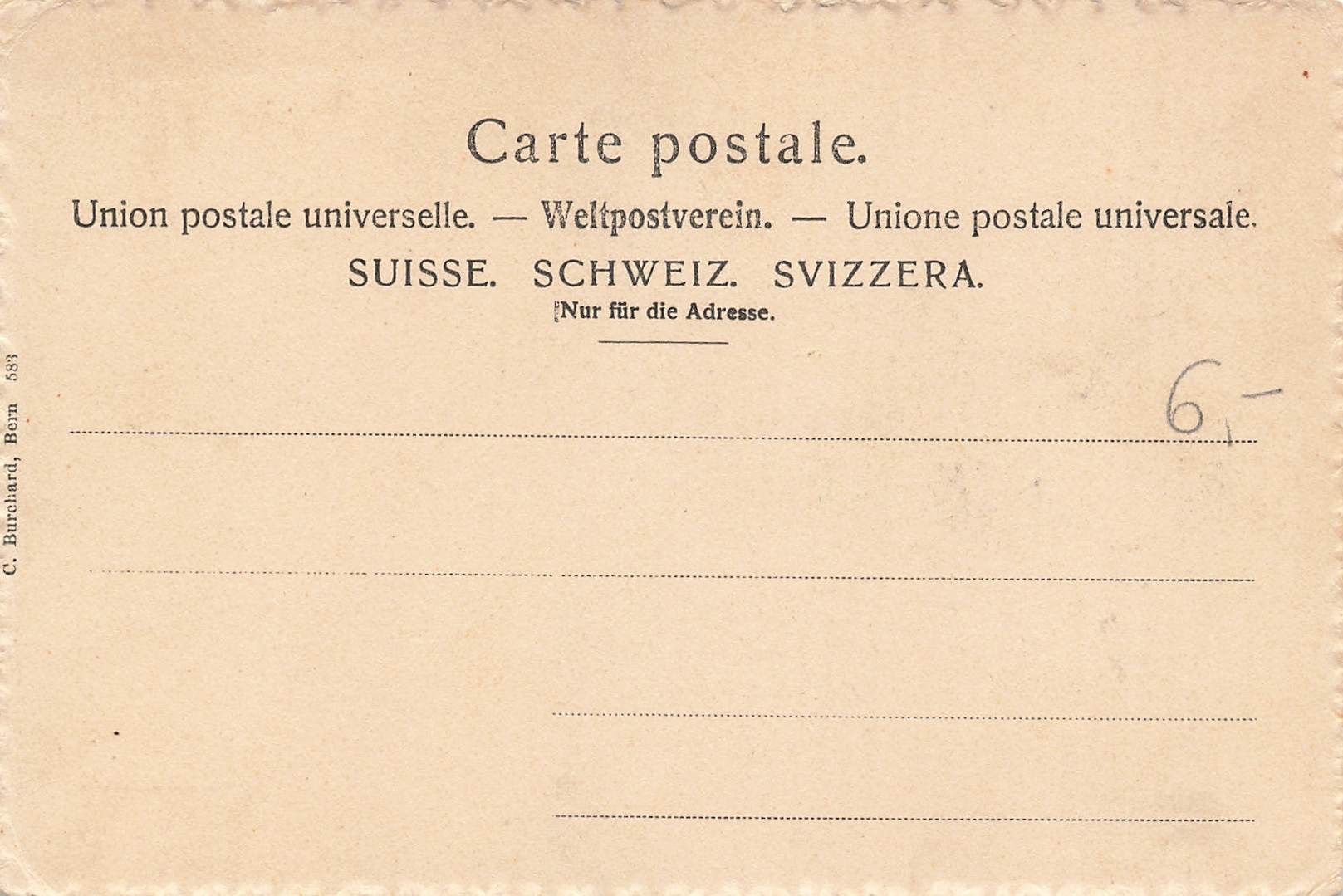 Ansichtskarten: Bern BE Totalansicht – Gebraucht aus Biasca von Blenio71 1