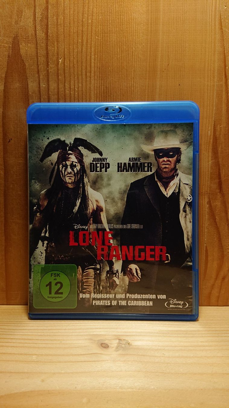 Tutti i DVDs: LONE RANGER Blu-Ray mit Johnny Depp – Usato da Wilderswil venduto da Exebub