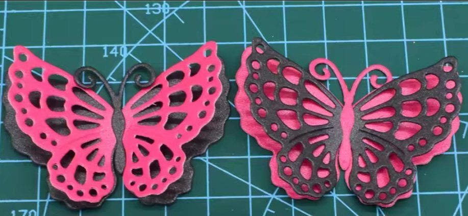 Sciablone: Stanzschablone Nr.1037, Schmetterling – Nuovo e nell'imballaggio originale da Gretzenbach venduto da Fliegepilz56