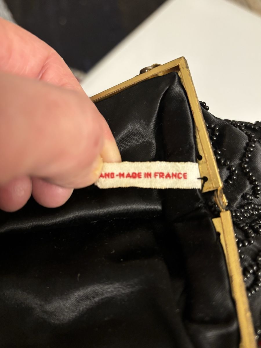 Borse da donna: Vintage Täschchen aus Seide perlenbedtickt – Usato da Bern venduto da Himmelsherold 3