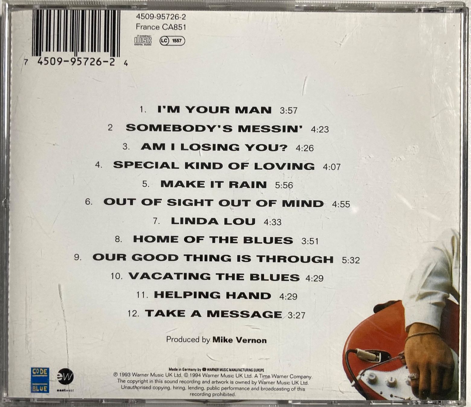CD: SHERMAN ROBERTSON - I'M THE MAN – Usato da Poliez-Pittet venduto da Newtown-Records 1