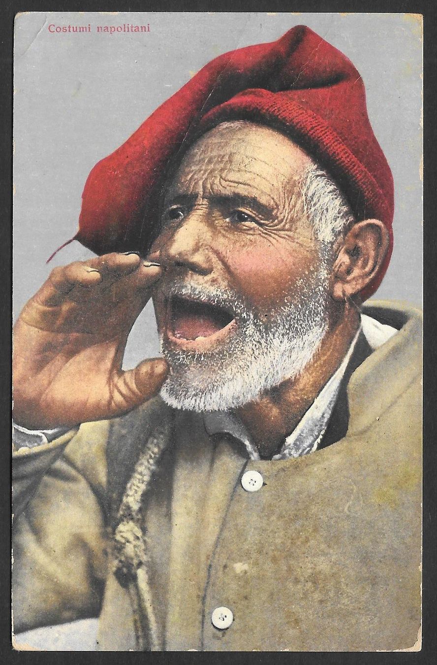 Cartes postales: Costumi napoletani alter Mann – D'occasion à Olten par clotaldi
